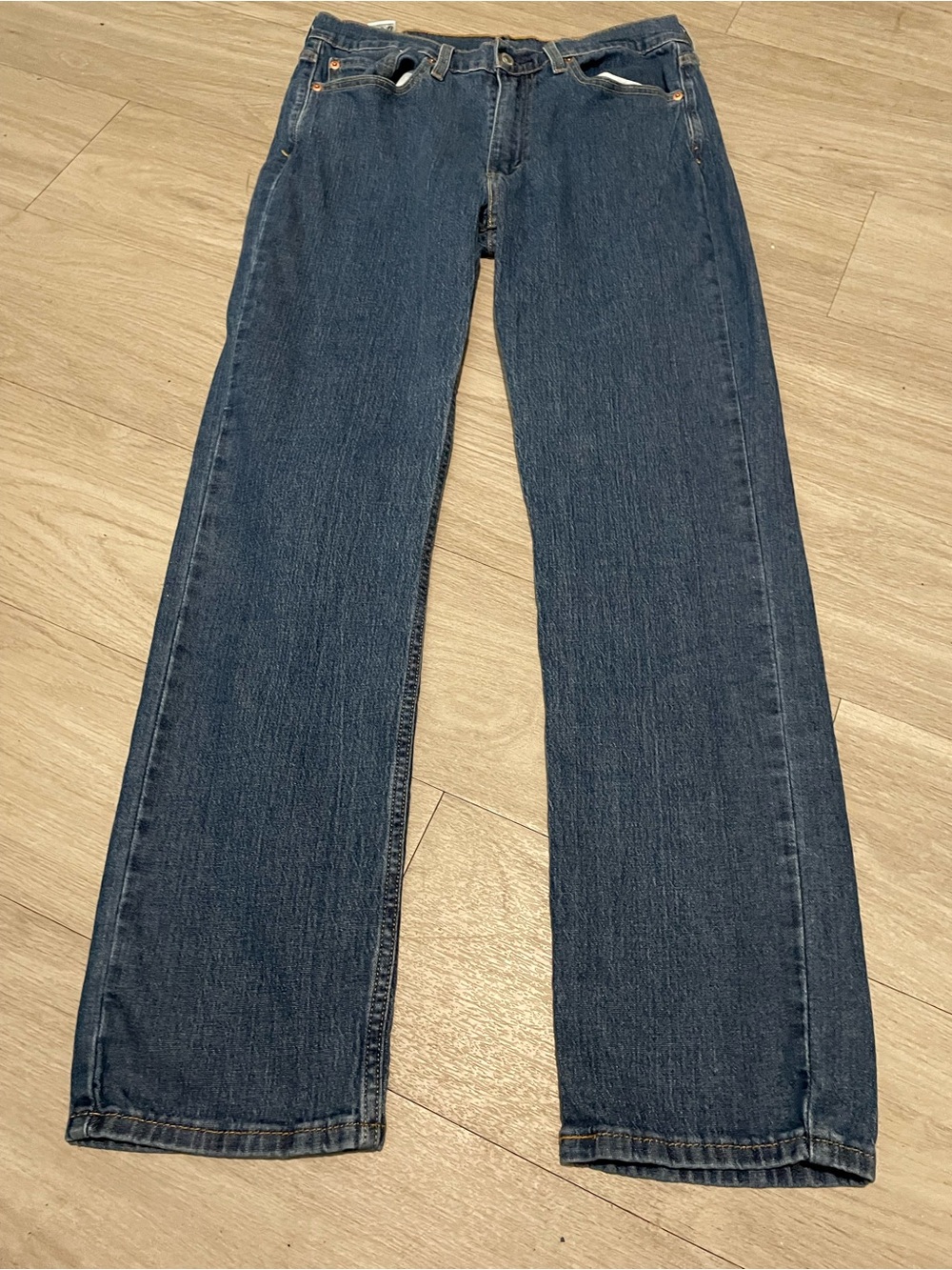 Levi's Women's Straight-Leg Jeans in Dark Blue